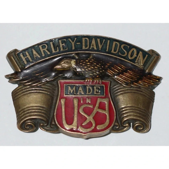 Harley-Davidson Other - Harley-Davidson Made InThe USA Belt Buckle Vintage